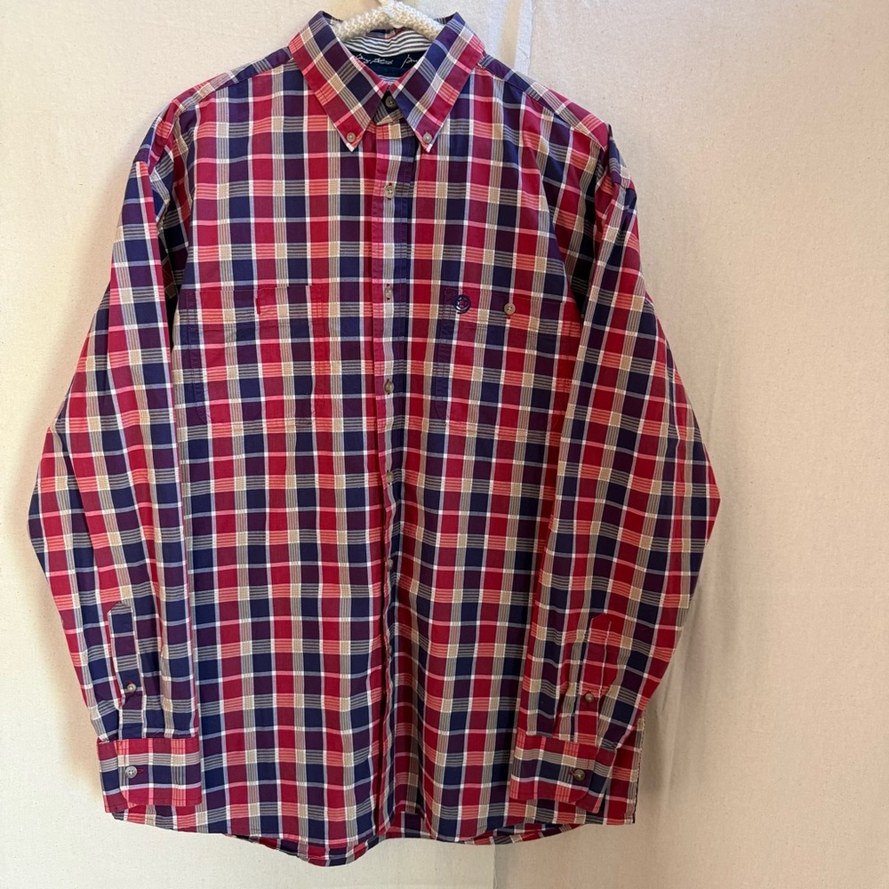Men’s George Strait Cowboy Collection Button Down Western Shirt-Size‎ XL